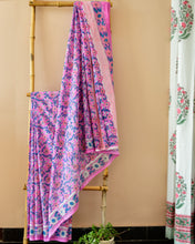 Load image into Gallery viewer, Purple Dream Mulmul Saree
