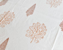 Load image into Gallery viewer, Multicolor Hand Block Printed Cotton Table Cover
