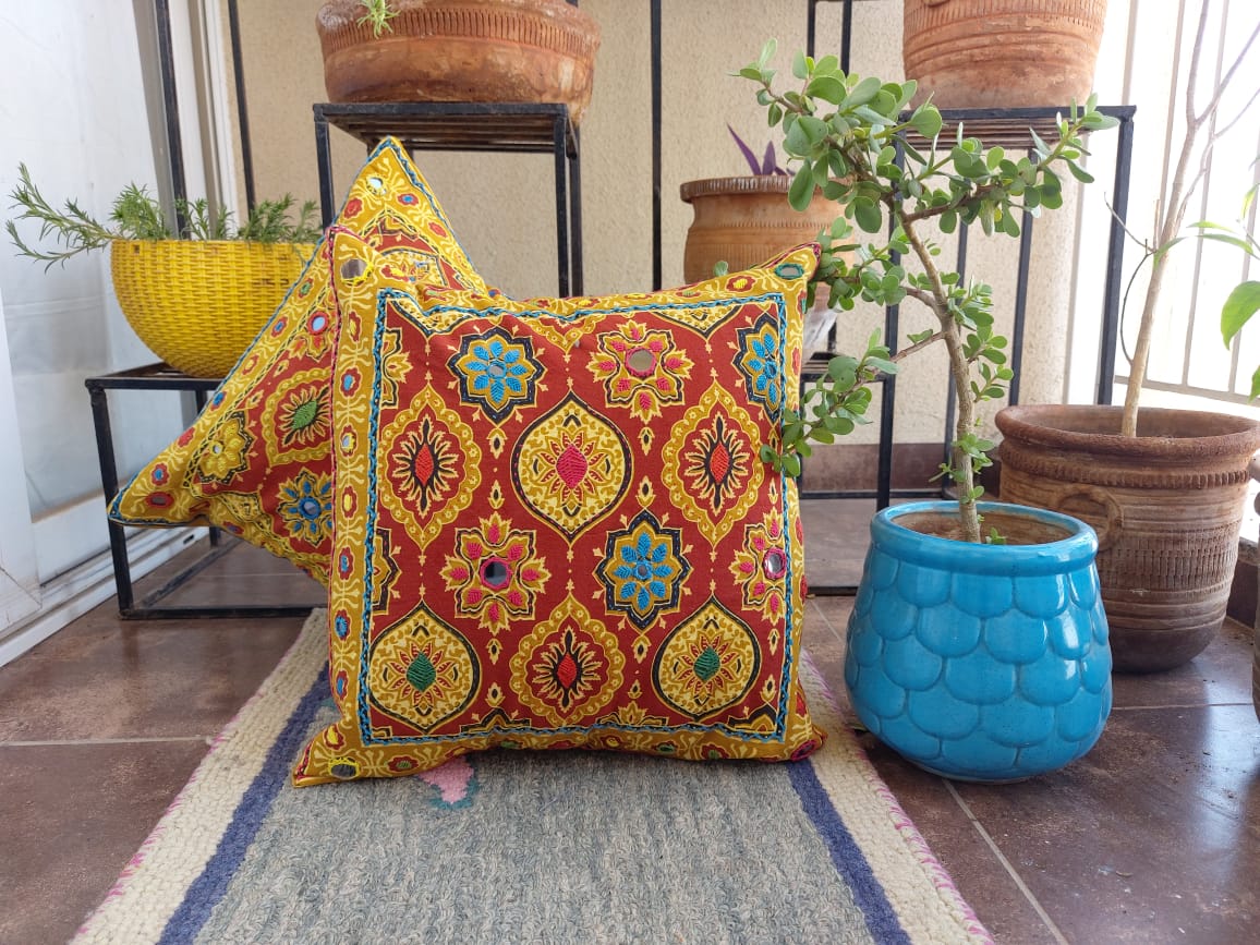 Handcrafted cushion outlet covers