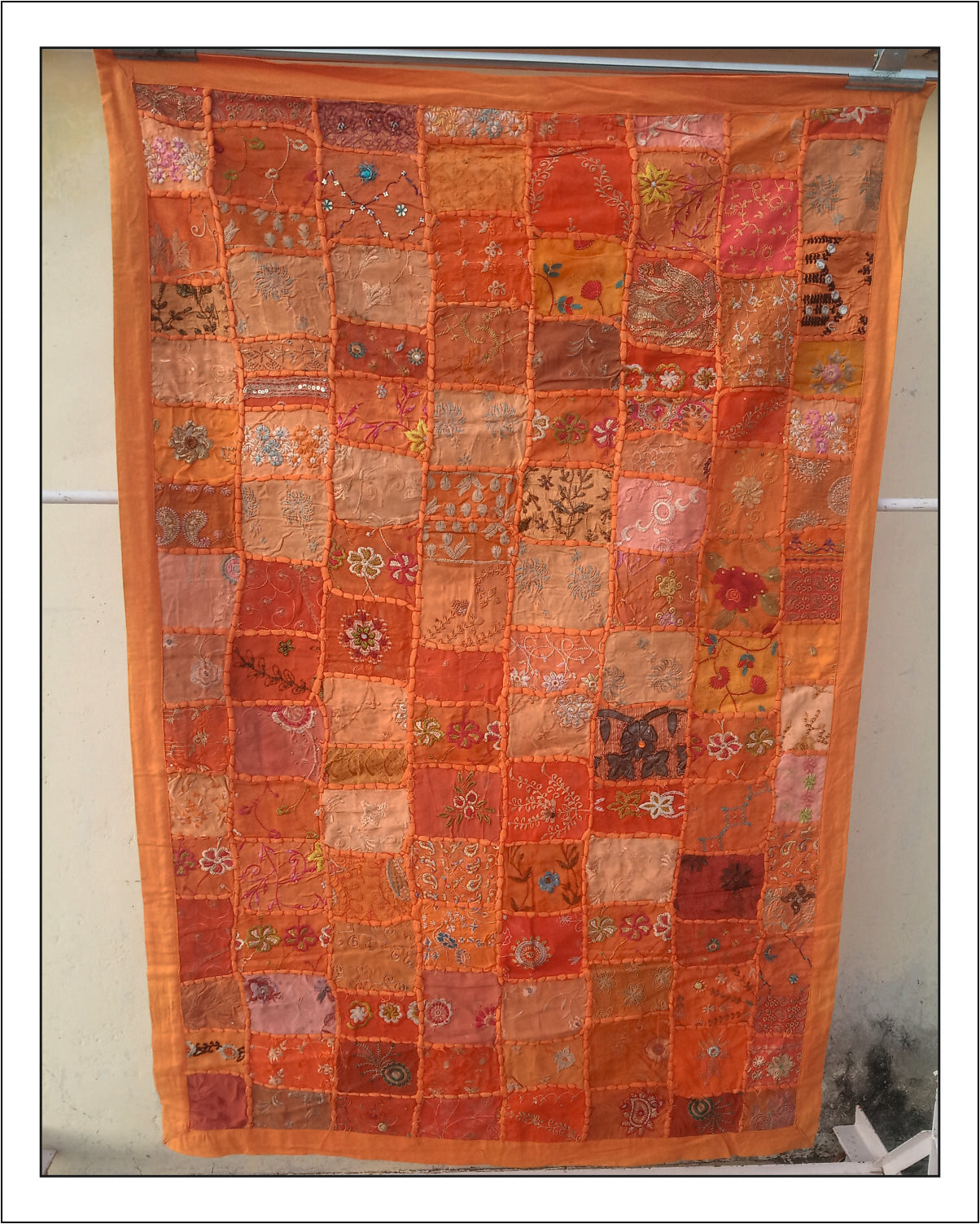 Orange Khambadia Tapestry