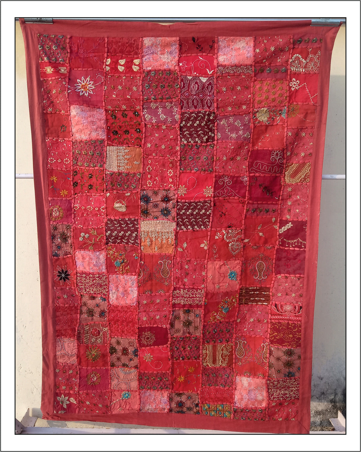 Red Khambadia Tapestry